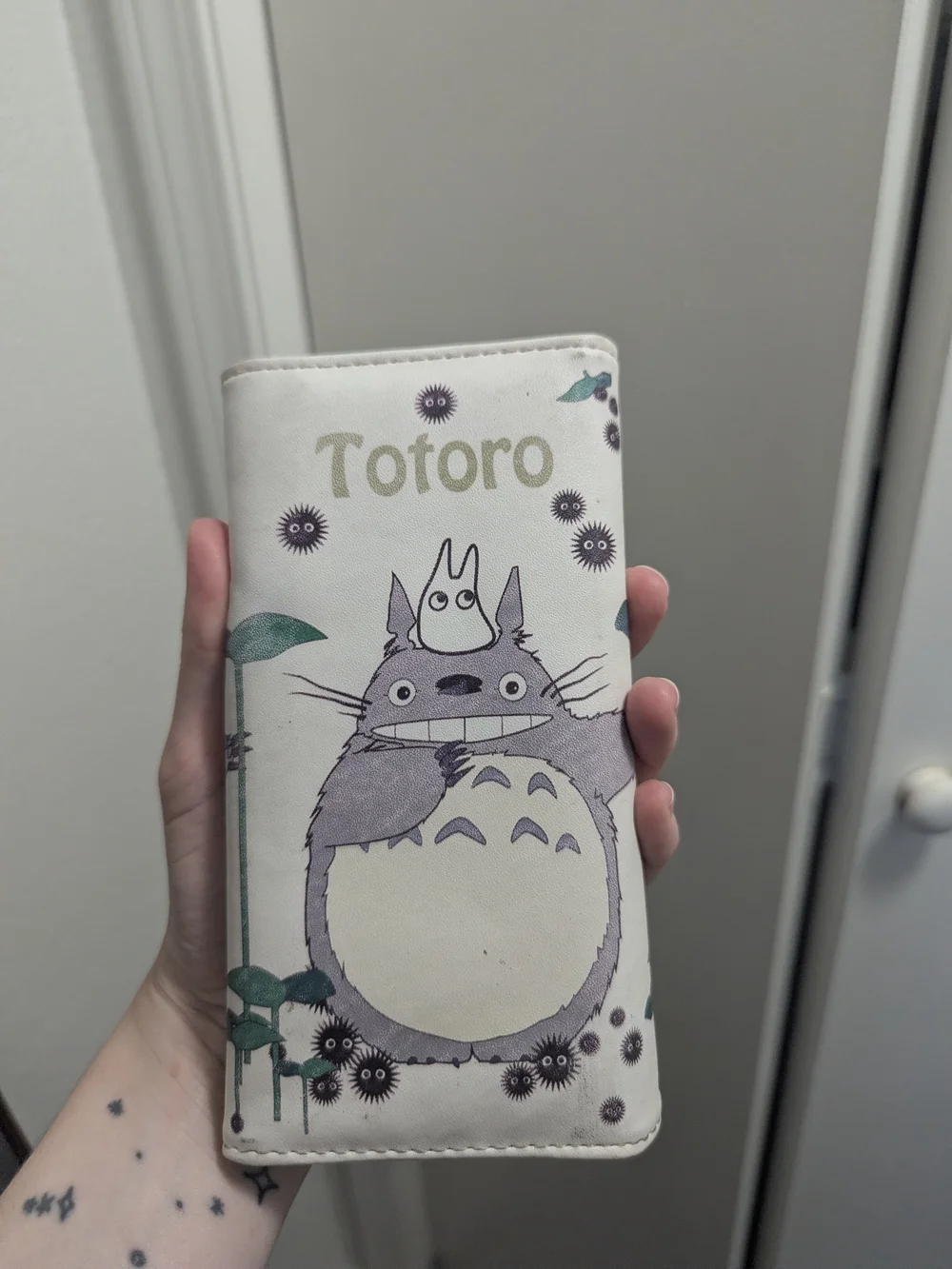 Cream Totoro Wallet - Animated Character Accessory